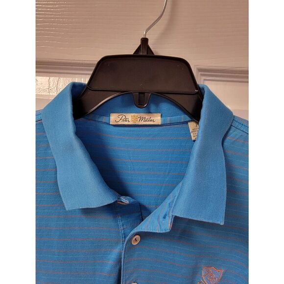 Peter Millar Golf Shirt L - Picture 5 of 8
